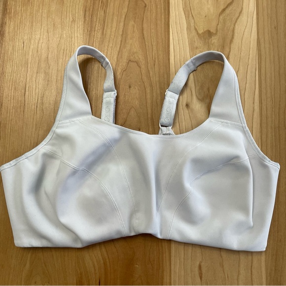 Moving Comfort Sports Bra 38DD Underwire White Adjustable Strap - Picture 1 of 5